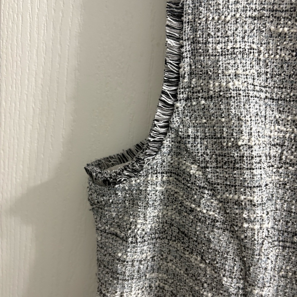Banana Republic Boucle Tweed Flounce Dress - Picture 6 of 8